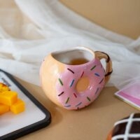 Керамическая чашка Kawaii Donut Мультфильм каваи