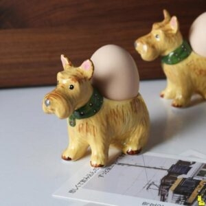 귀여운 강아지 계란 홀더 창의적 카와이