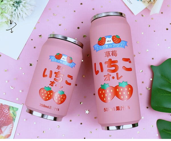 Bottiglia di lattina fruttata Kawaii Kawaii creativo
