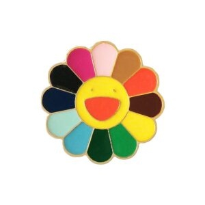 Kpop Sun Flower Enamel Pins Colorful kawaii