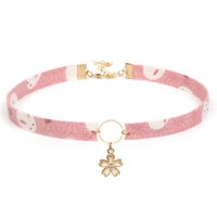Glücks-Sakura-Blumen-Halsband Kawaii-Halsband