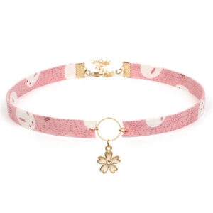 Glücks-Sakura-Blumen-Halsband