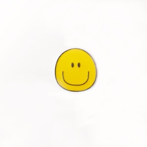 Cartoon lächelndes Gesicht Emaille Pins