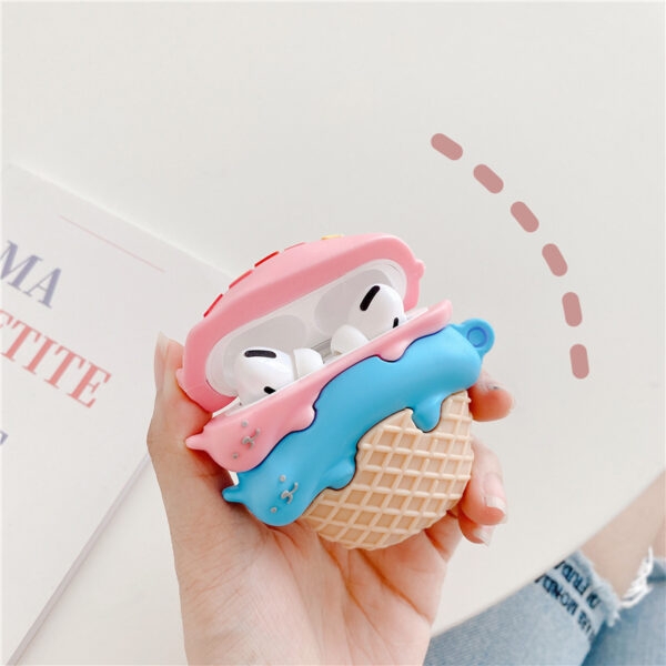 かわいいアイスクリームコーン Airpods ケースアイスクリームかわいい