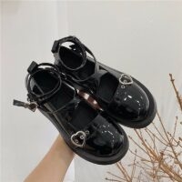 Sapatos Lolita Star com fivela Mary Kawaii japonês