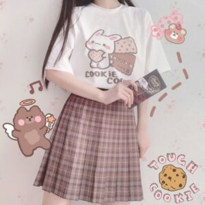 Kawaii Bunny Cookie T-shirt konijntje kawaii