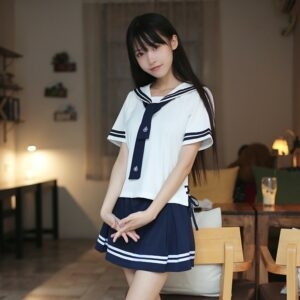 Japanese School Girls Uniform Set Japanese kawaii