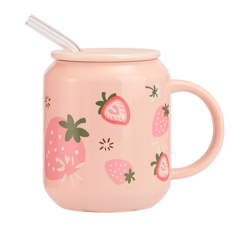 Kawaii Straw Fruit Cup – BlossomMemento