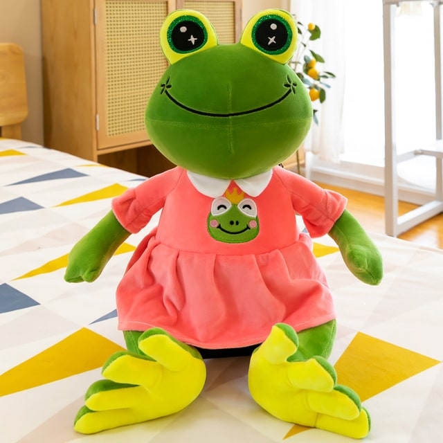 Pluszowa zabawka-żaba dla pary