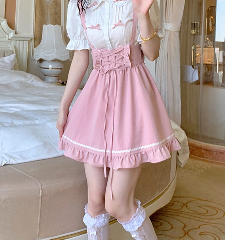 Cute Korean Fashion Mini Dress  Cute Sweet Korean Women Dress