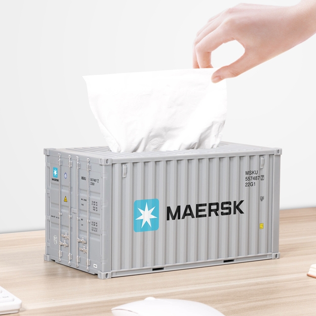 Cargo Container Tissue Box Cover