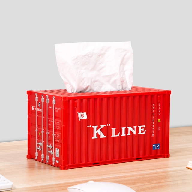 Vrachtcontainer Tissue Box Cover