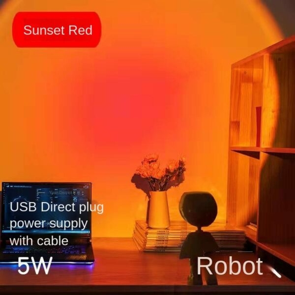 Robot-nachtlampje Nachtlampje kawaii