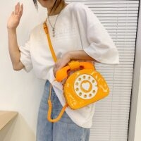 Rotary Phone Handbag Crosbody Bag kawaii