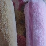 Kawaii pluszowy piórnik w jednolitym kolorze