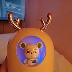 かわいい鹿狼USB LED加湿器