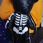 Mode Skeleton Bear Ryggsäck