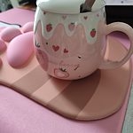Söt jordgubbs kaffemugg 500ml