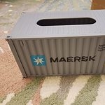Cargo Container Tissue Box Lock