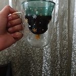 Tasse sapin de Noël en verre kawaii