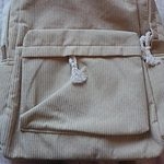 Вельветовый школьный рюкзак