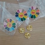 Kpop Sonnenblumen-Emaille-Pins