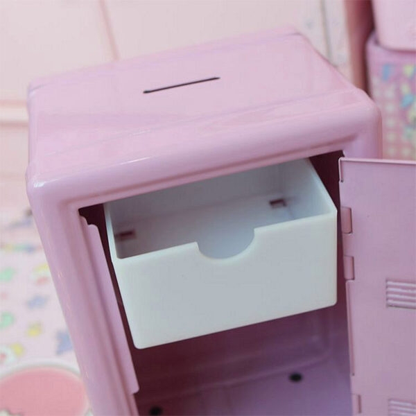 Caja fuerte para gabinete de almacenamiento con mini casillero Ins kawaii