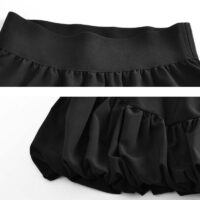 Однотонные милые юбки-трапеции Джинсы с высокой талией каваи