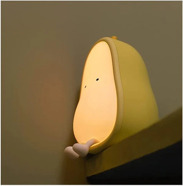 Simpatica lampada da notte a forma di pera Lampada da notte kawaii