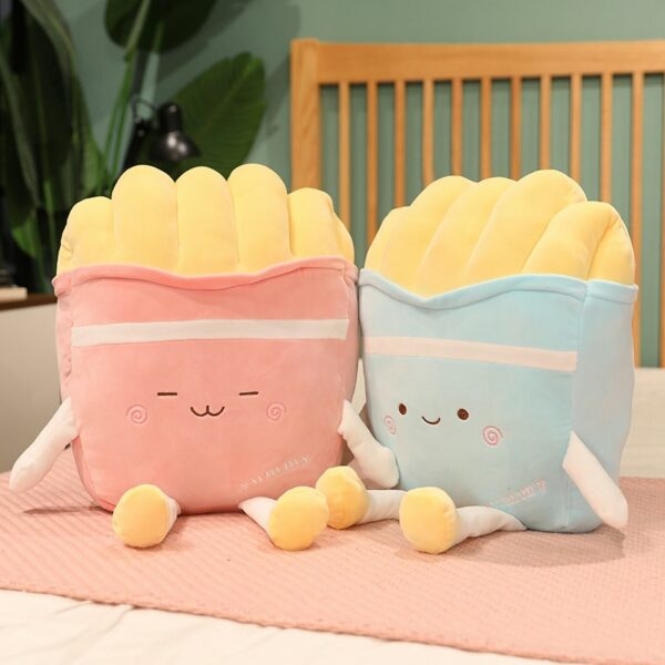 Brinquedos de pelúcia divertidos para batatas fritas Kawaii Kawaii criativo