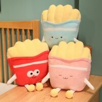 Divertidos juguetes de peluche Kawaii con patatas fritas kawaii creativo