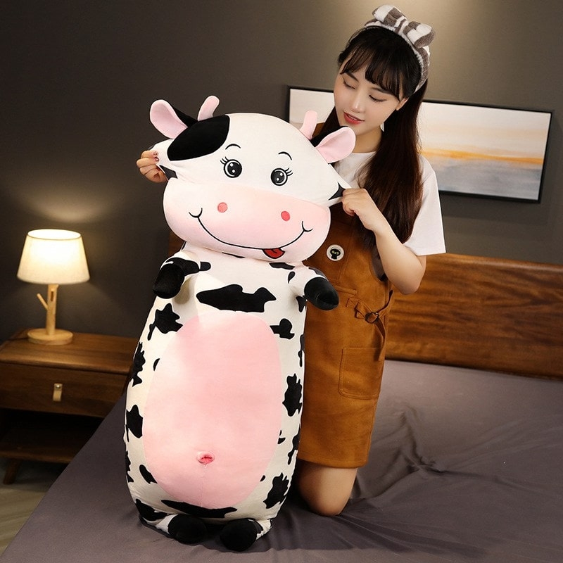 Long Snuggly Cow Plushie Toys - Kawaii Fashion Shop | Cute Asian Japanese  Harajuku Cute Kawaii Fashion Clothing