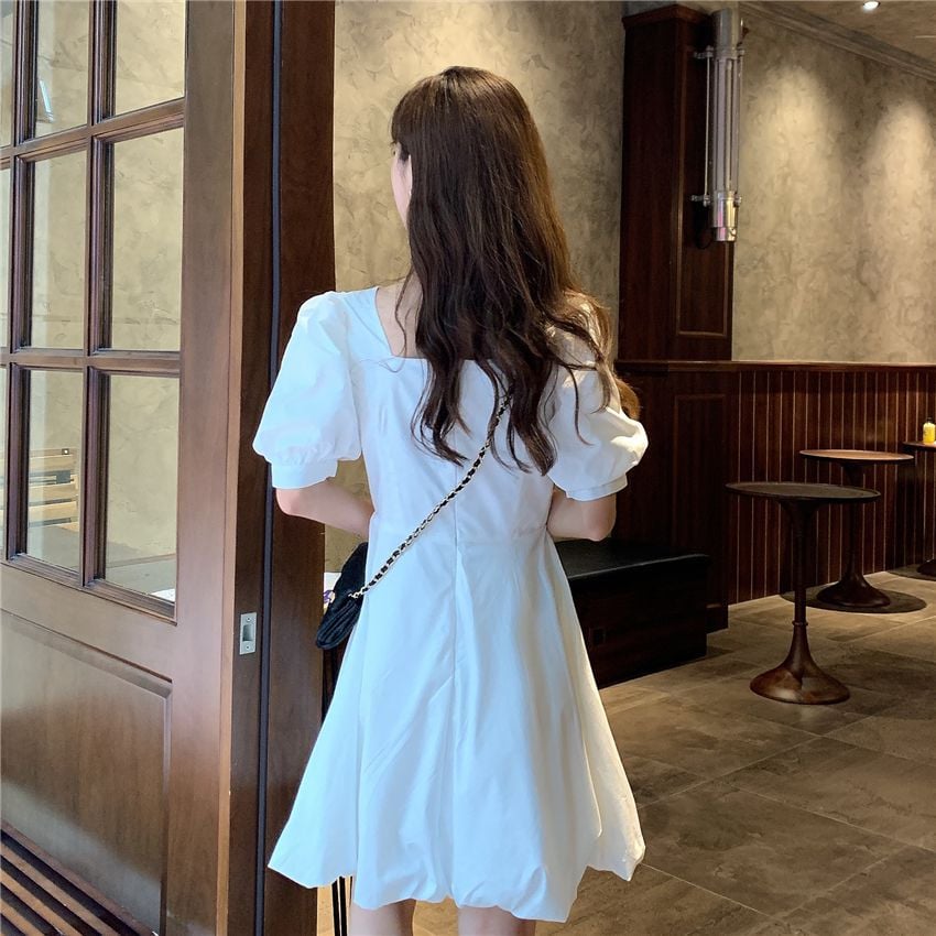 Verão Azul Mini Vestido para As Mulheres Menina Coreano Moda Festa Roupas  Curtas Adolescente Kawaii Bonito Roupas Finas - AliExpress