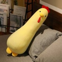 langes gelbes Huhn