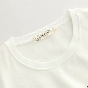 Sweat-shirt à manches longues brodé mini chat Kawaii japonais