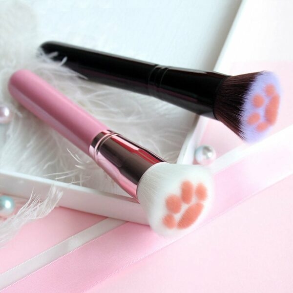 Pincel de maquiagem de pata de gato Kawaii Pata de gato kawaii