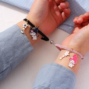 Модные браслеты для друзей в стиле аниме привлекают каваи