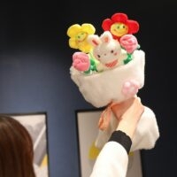 Кавайный мультяшный букет цветов в подарок Цветок каваи