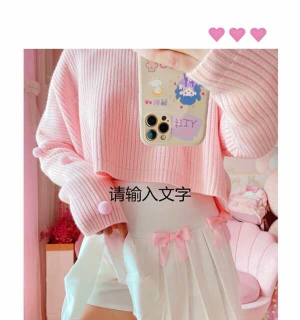 High Waist Mini Pleated Bow Skirt - Kawaii Fashion Shop | Cute Asian ...