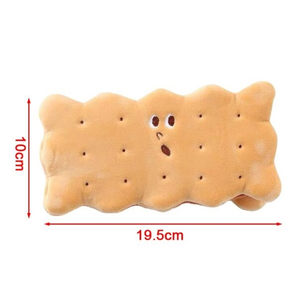 Miękki pluszowy piórnik Cookie Sandwich ciasteczko kawaii