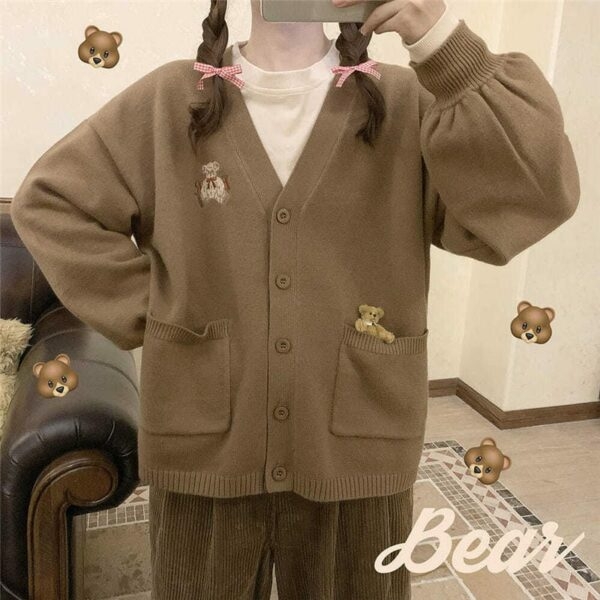 Pull Ours Kawaii Cardigan Mignon 5