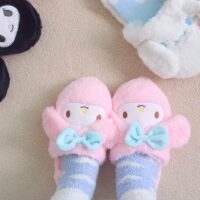 Pantofole Kawaii Fuzzy Kuromi Anime kawaii