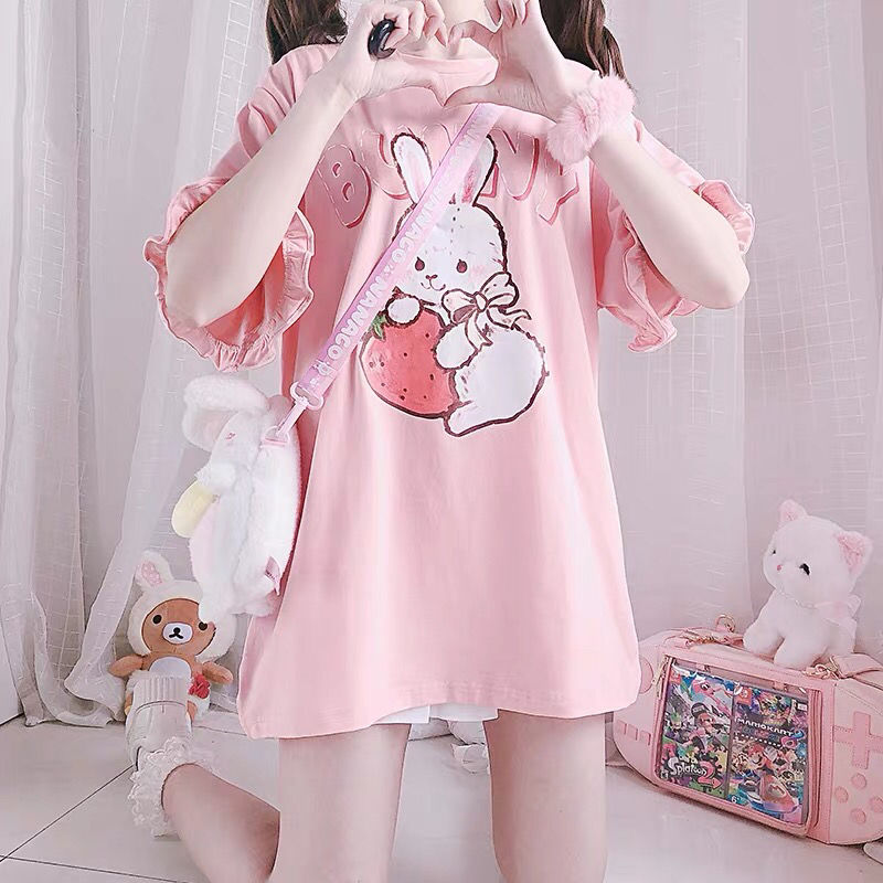 Kawaii Rabbit Plush Pajamas - Kawaii Fashion Shop | Cute Asian Japanese  Harajuku Cute Kawaii Fashion Clothing