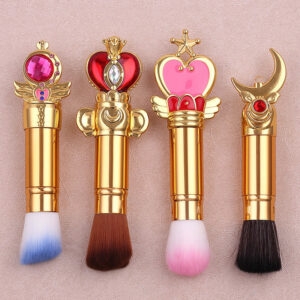 Ensemble de pinceaux de maquillage Kawaii Sailor Moon, pinceau à sourcils kawaii