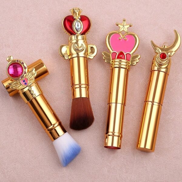 Ensemble de pinceaux de maquillage Kawaii Sailor Moon Pinceau à sourcils kawaii