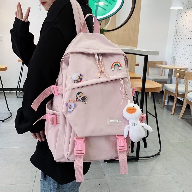 3d Backpack Pink Cartoon Female Bunny Anime School Bag Kawaii Teenage  College Girls Solid Drawstring BookBag Korea Backpack 202211 From  Bagsmall68, $29.89 | DHgate.Com