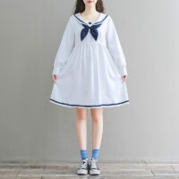 Sailor Girl Kawaii Vintage Kleid Schwarzes Kleid kawaii