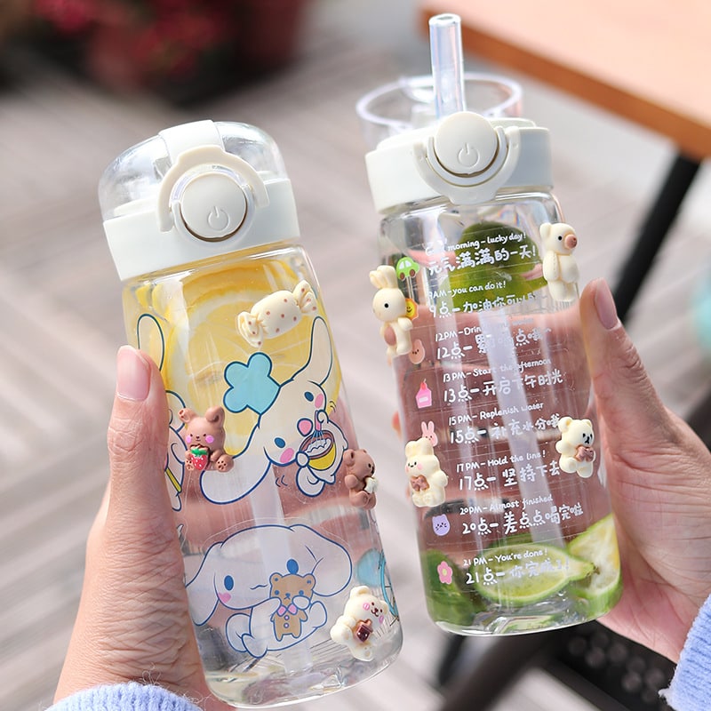 Sanrio ma mélodie graphique japonais bouteille d'eau accessoire