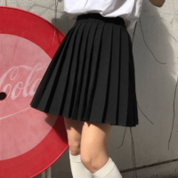 Kawaii plisowana mini spódniczka tenisowa Koreańskie kawaii