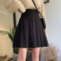Японская летняя кружевная плиссированная юбка в стиле каваи Высокая талия каваи